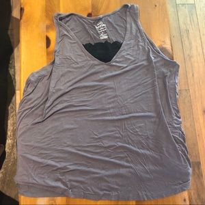 Torrid grey tank super soft knit